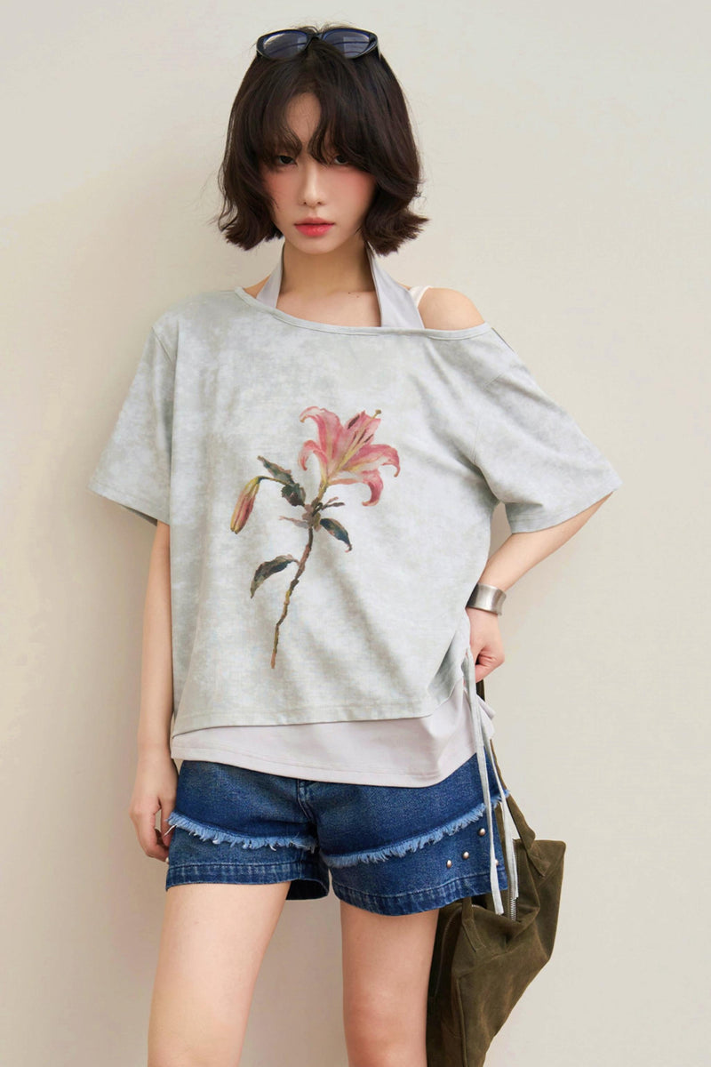 Retro Design Loose Top