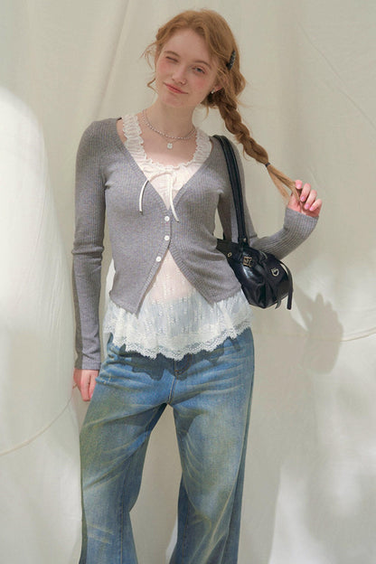 Flower Melody Lace Cardigan