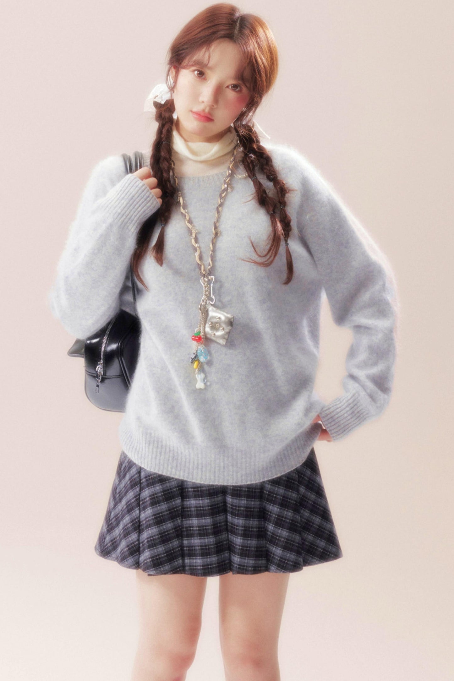 Pearl Bowknot Sweater