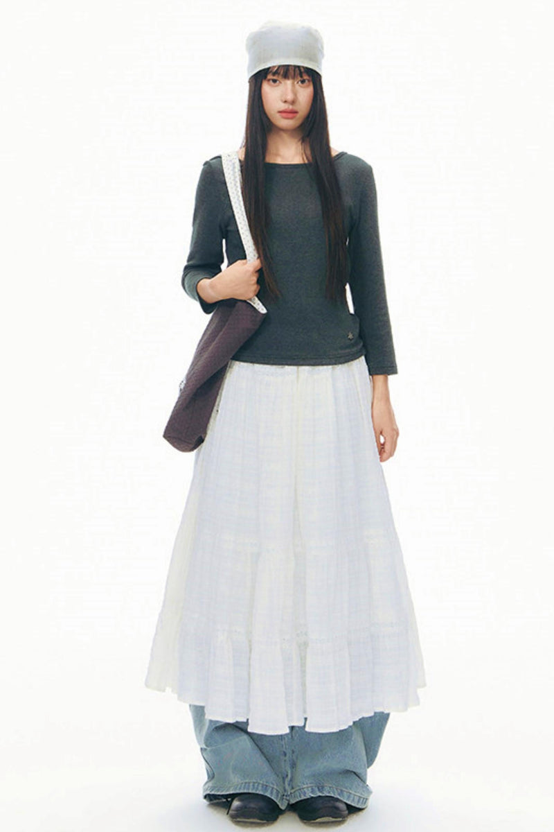 Cut-out Design Slim Top