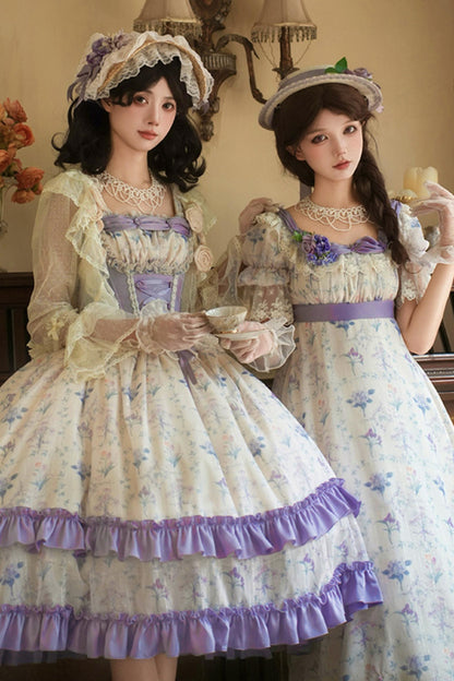 Letter and Poem Two Piece Look Dress Set
