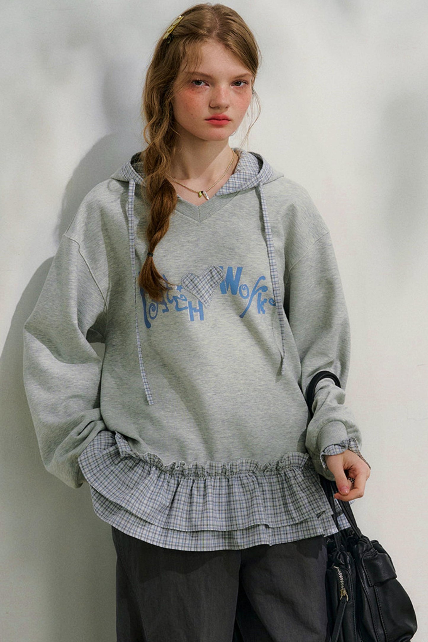 Loose Sweet Hooded Sweatshirt