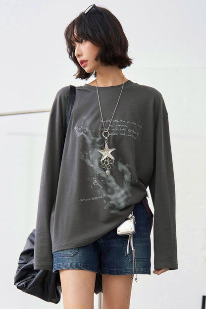 Mode Loose Raglan Top