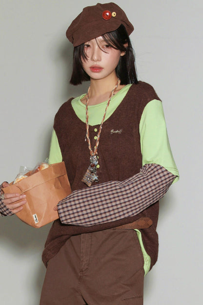 Gravity Patchwork Color Block Top