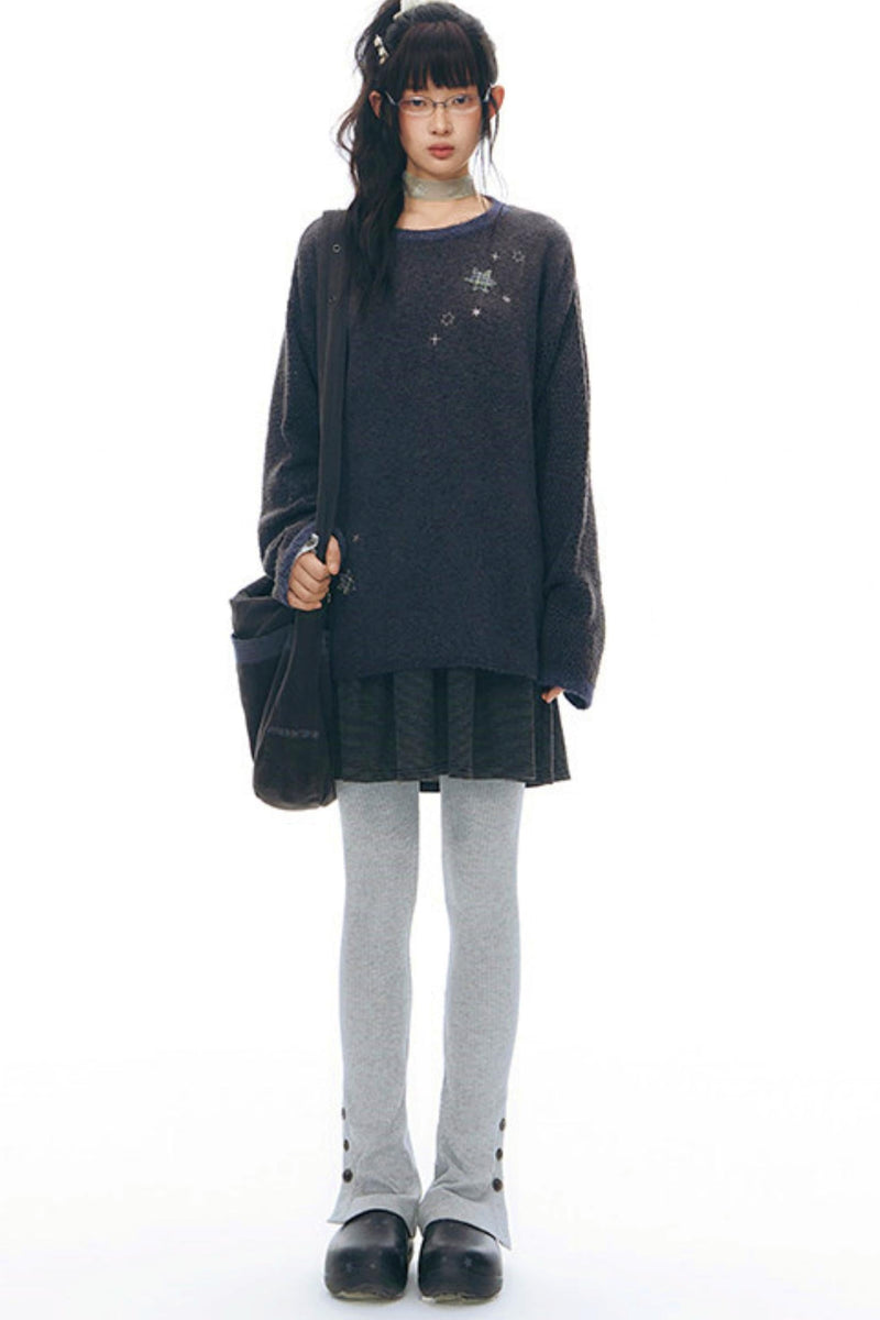 Six Point Star Knit Sweater