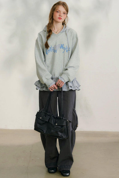 Loose Sweet Hooded Sweatshirt