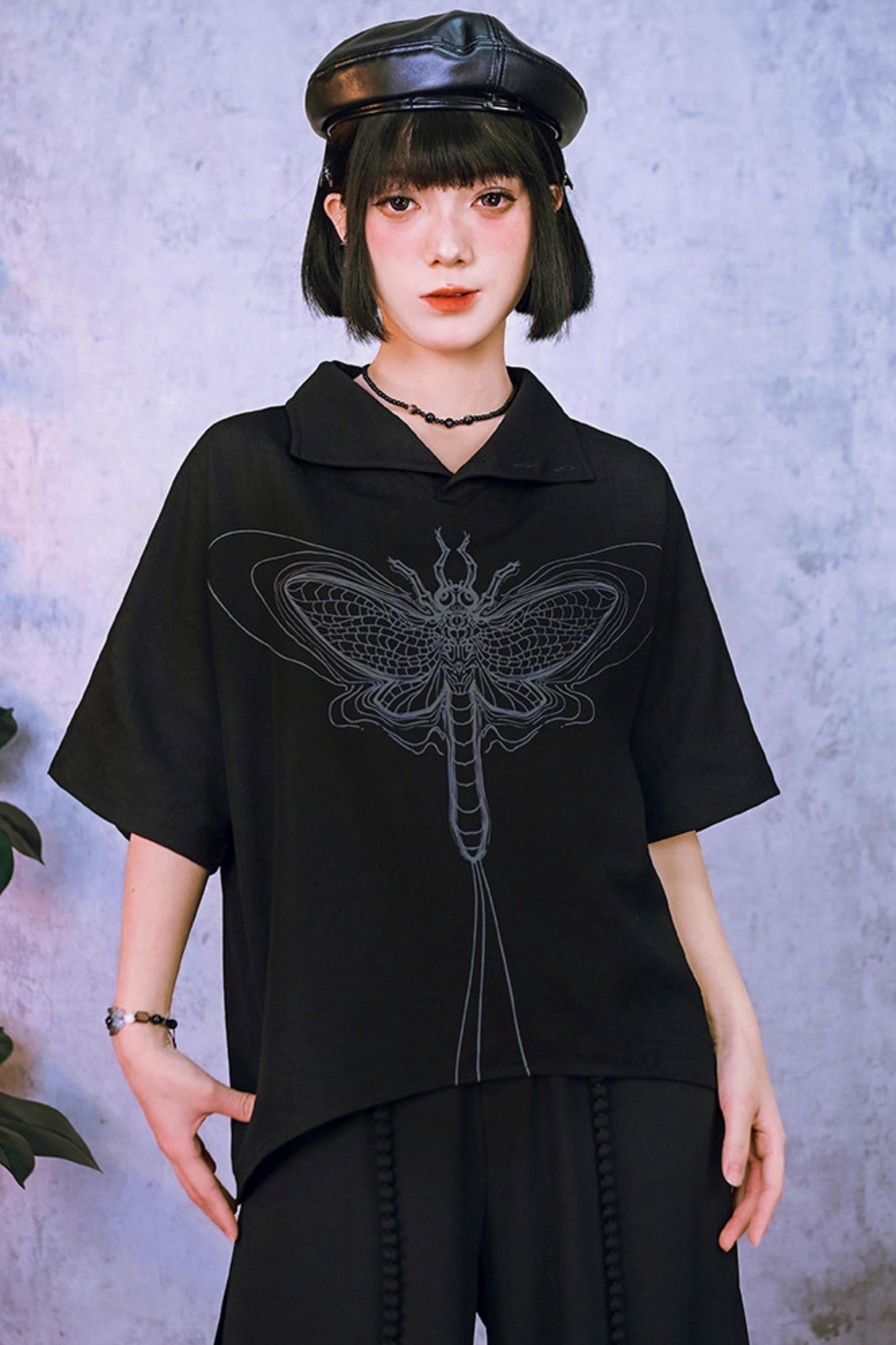 Eternity Printed Mid-sleeve Top