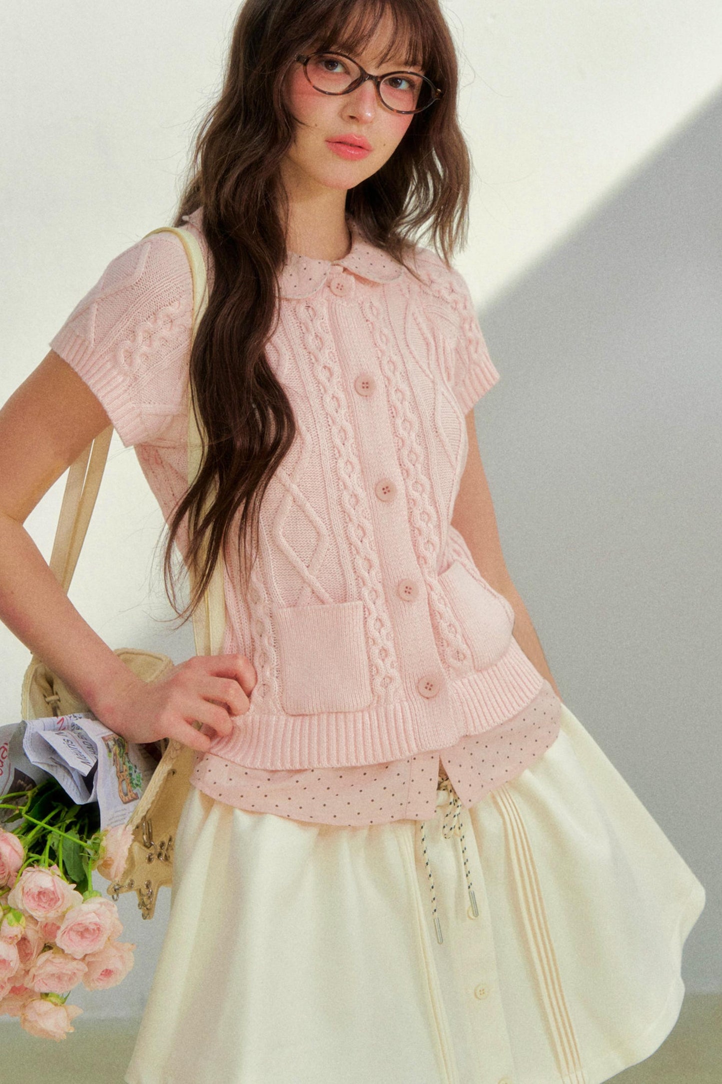 College Style Knit Top