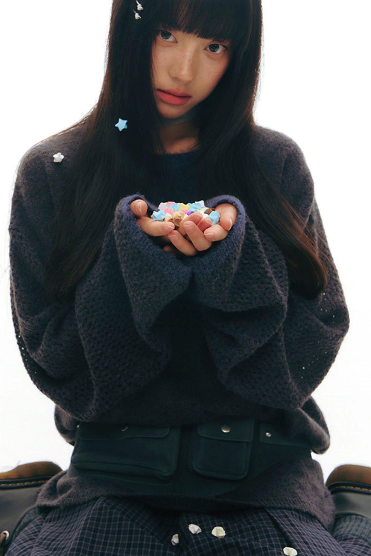 Six Point Star Knit Sweater