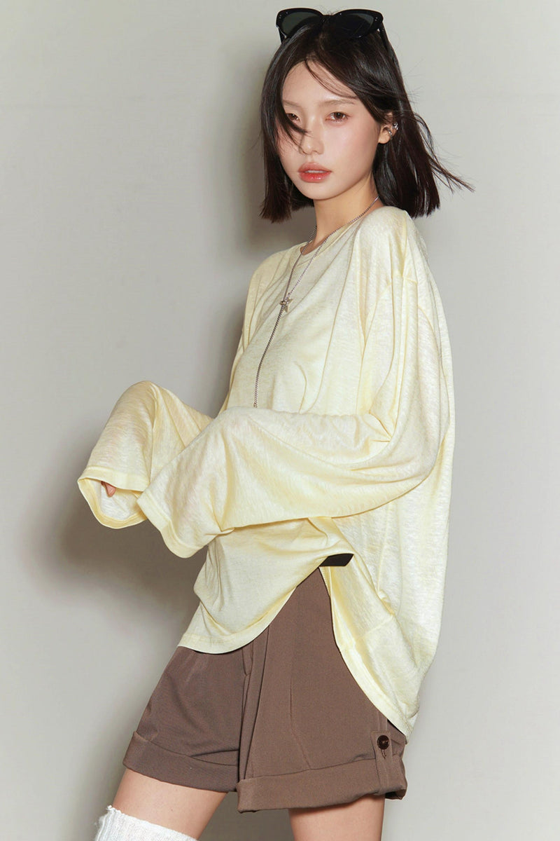Cover-up Sheer Loose Top