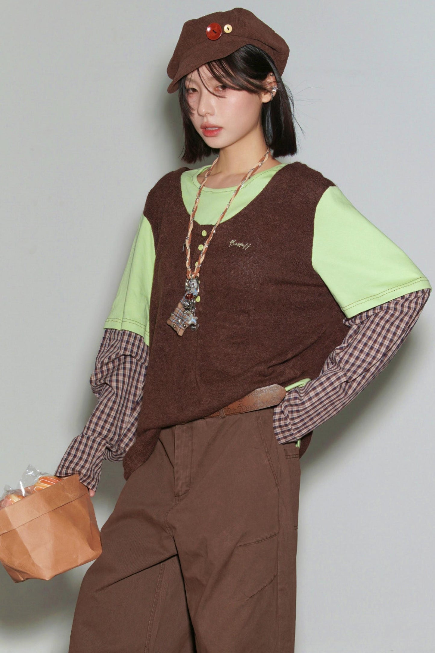 Gravity Patchwork Color Block Top