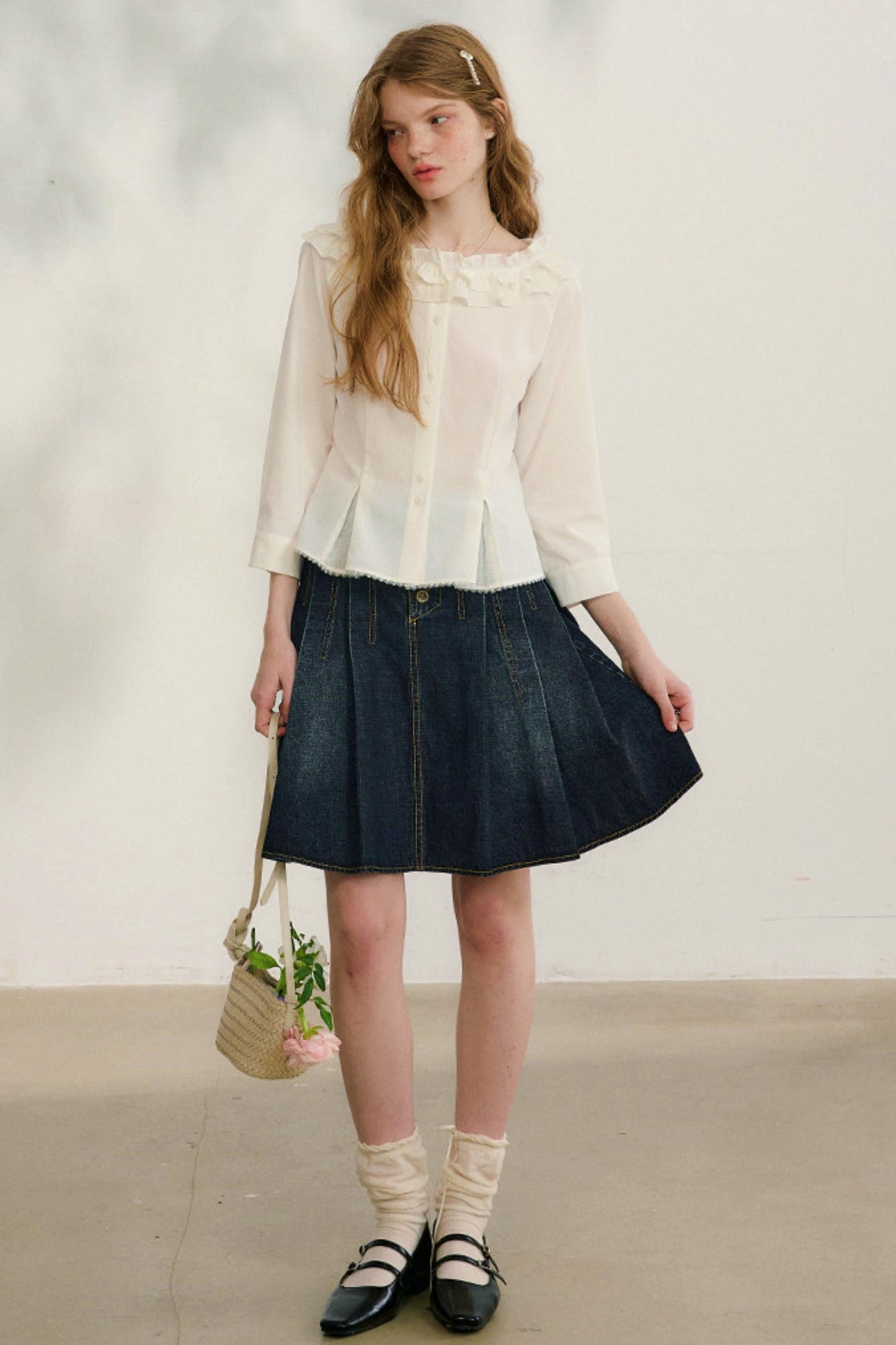 Love Ruffled Lace Blouse
