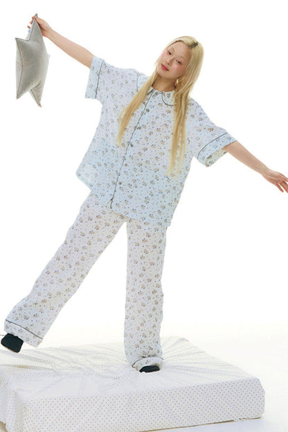 Custom Pony Printed Pajama Top + Pants