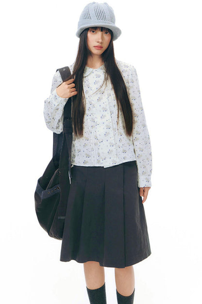Pony Print Top + Skirt
