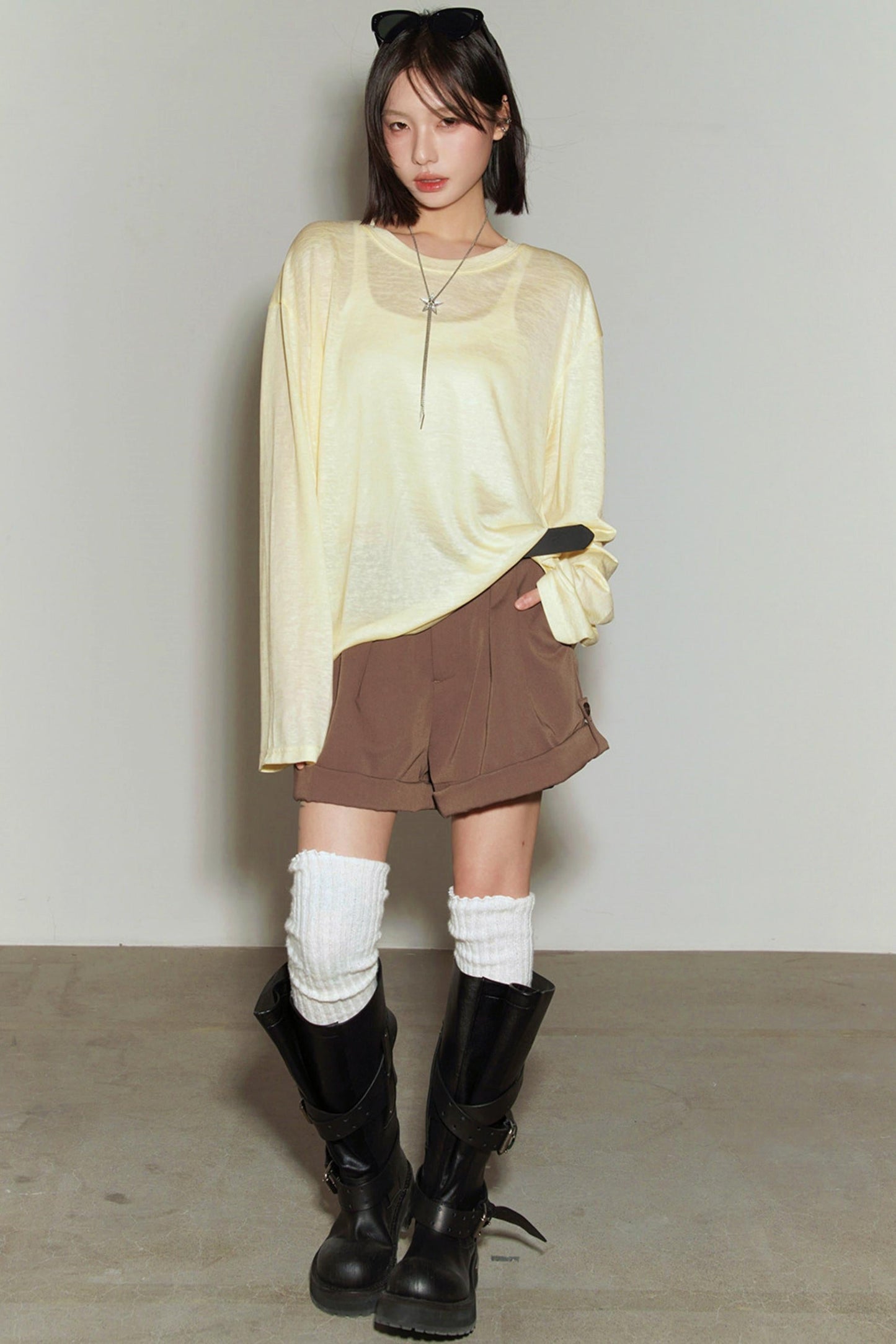 Cover-up Sheer Loose Top