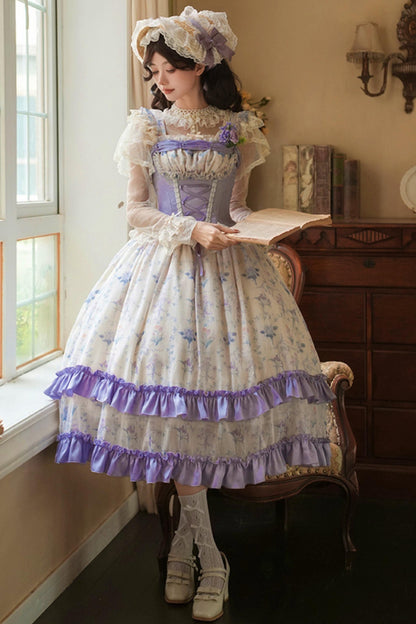 Letter and Poem Two Piece Look Dress Set