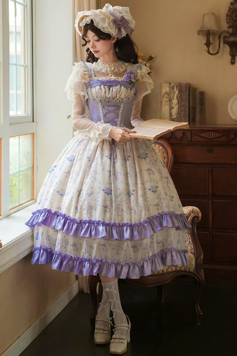 Letter and Poem Two Piece Look Dress Set