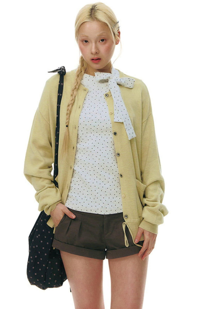 Star Tie-neck Slim Fit Top