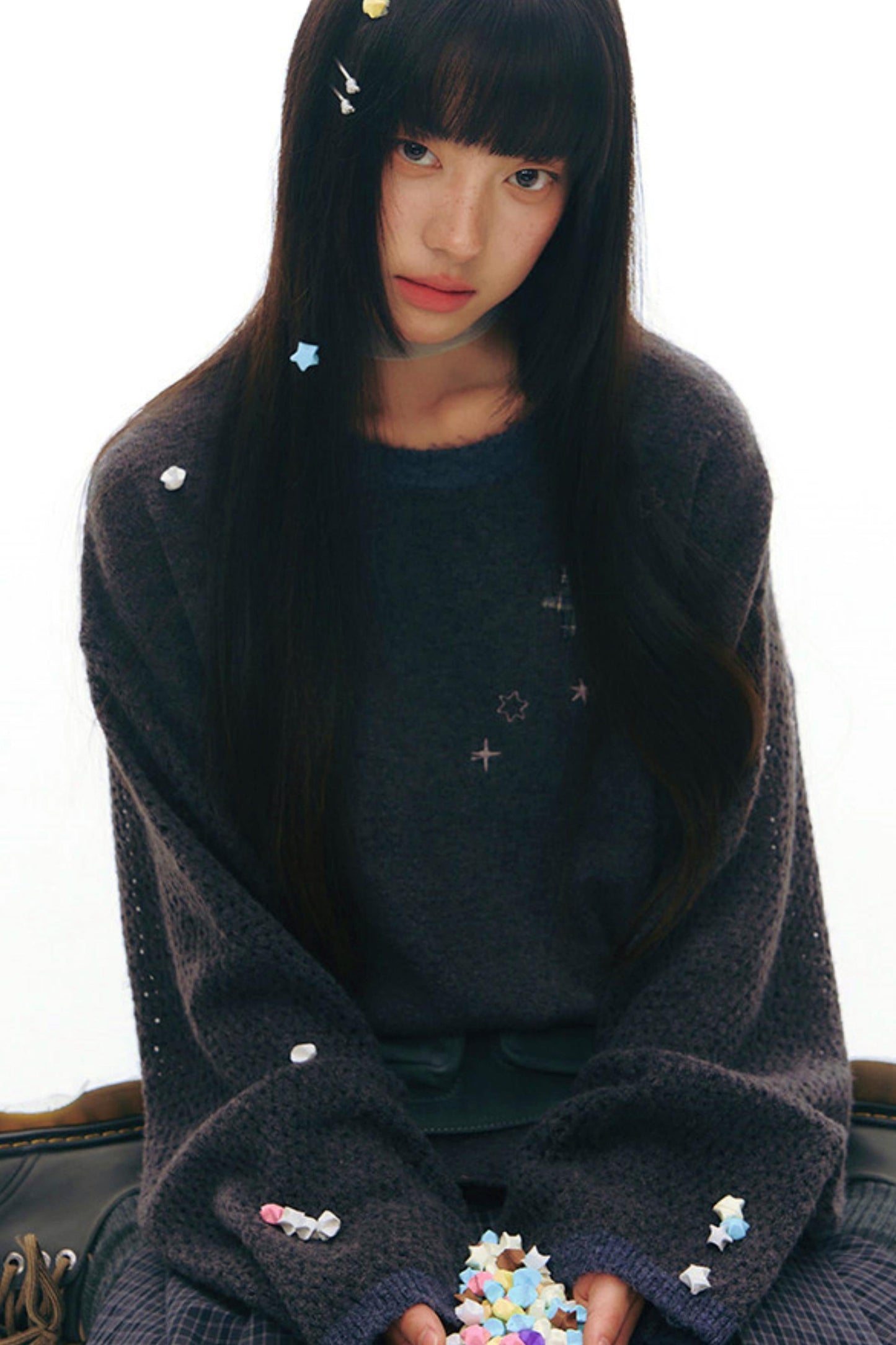 Six Point Star Knit Sweater