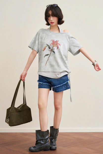 Retro Design Loose Top