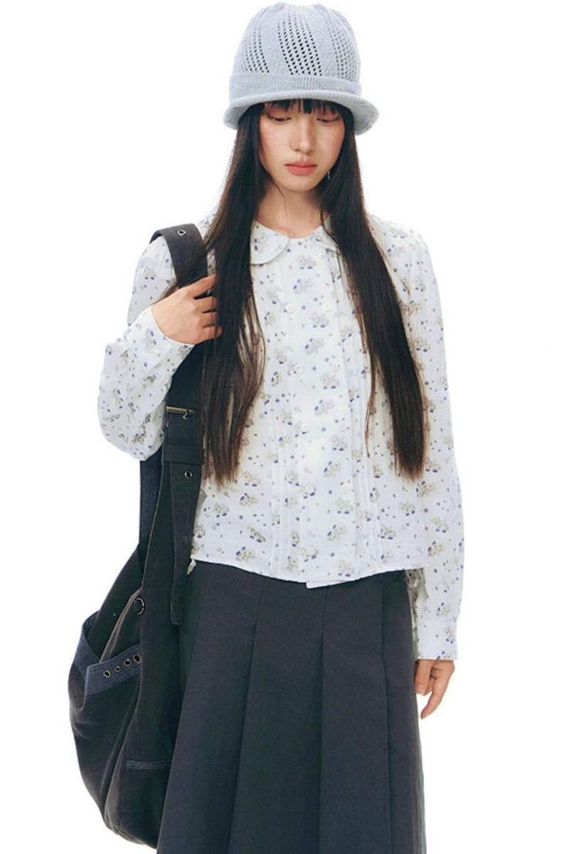 Pony Print Top + Skirt