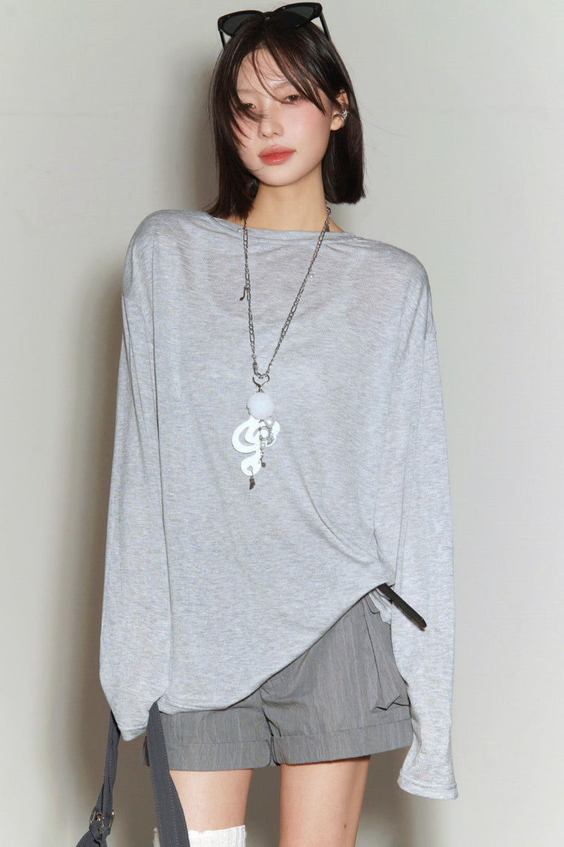 Cover-up Sheer Loose Top