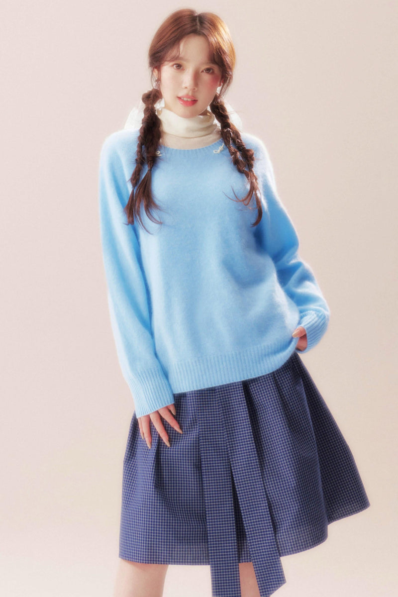 Pearl Bowknot Sweater