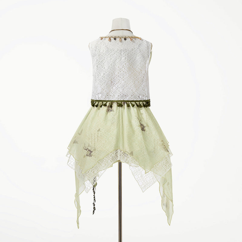 Sweet Resort Style Lolita Sand Dress Set