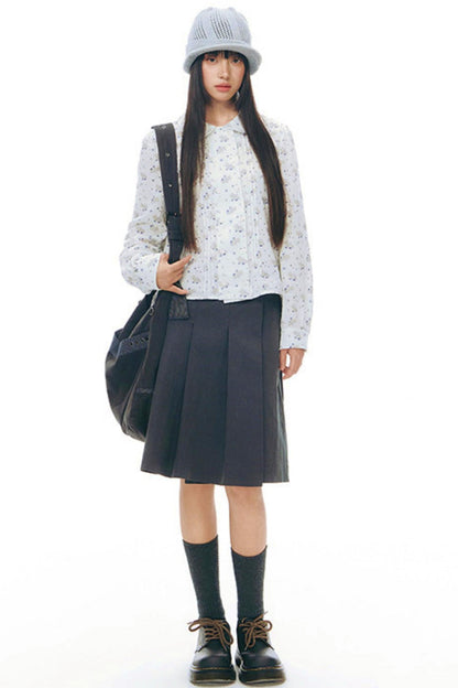 Pony Print Top + Skirt
