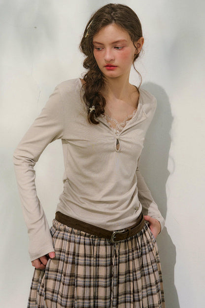 Cloud Seeder Lace Patchwork Top