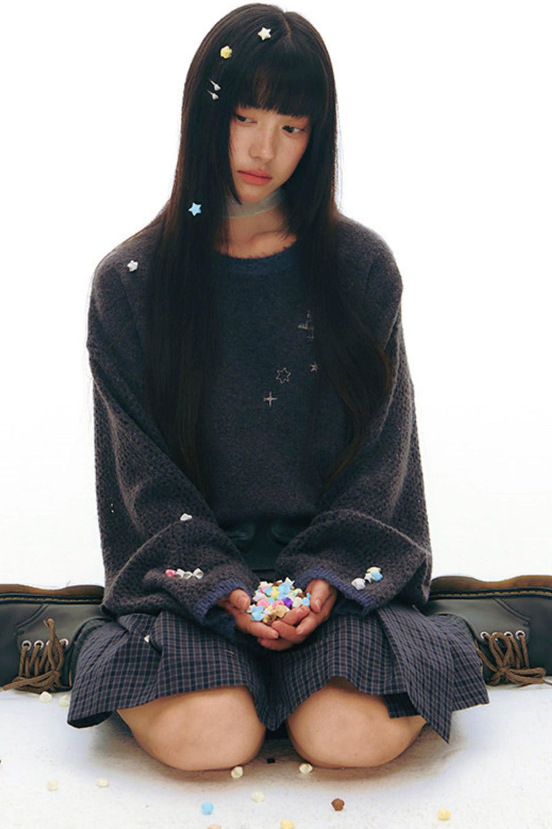 Six Point Star Knit Sweater