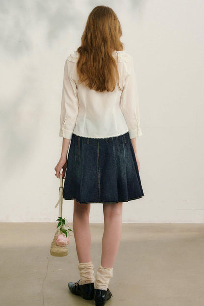 Love Ruffled Lace Blouse