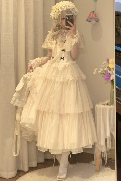 【予約商品】ホワイトプリンセスドレス+アクセサリー