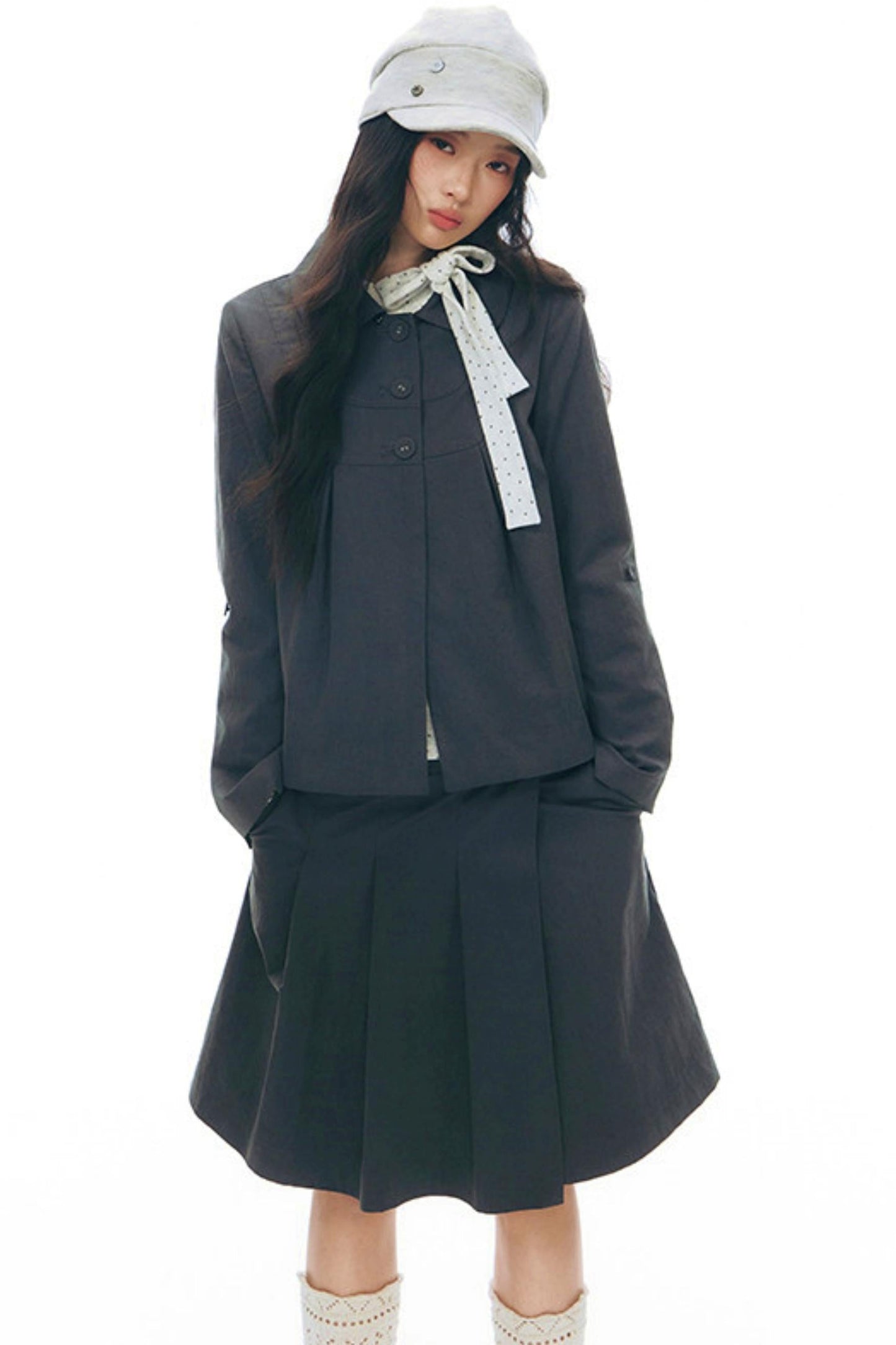 Star Tie-neck Slim Fit Top
