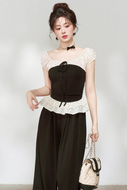 Off-shoulder Top + Pants