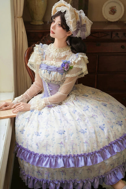 Letter and Poem Two Piece Look Dress Set