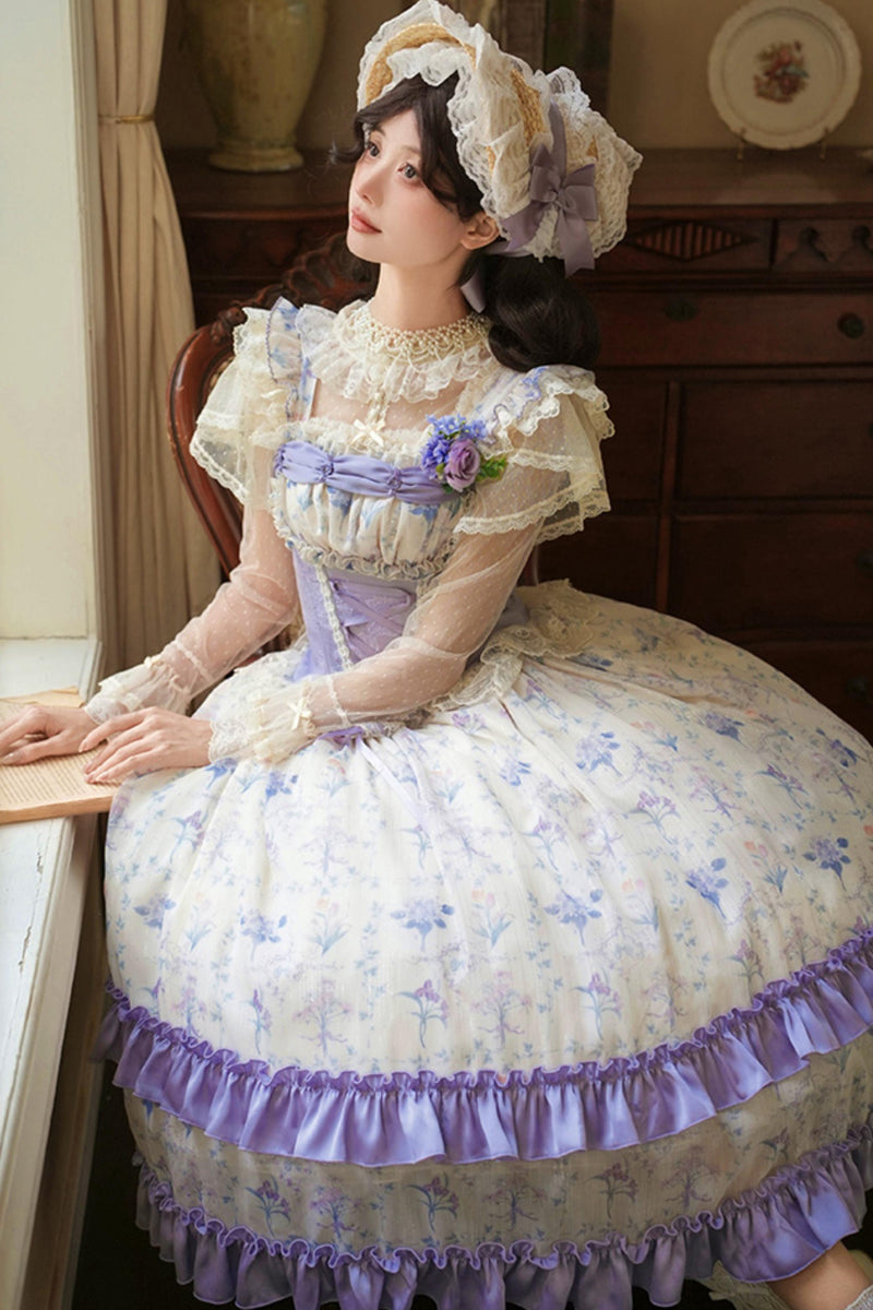 Letter and Poem Two Piece Look Dress Set
