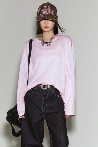 Cover-up Sheer Loose Top