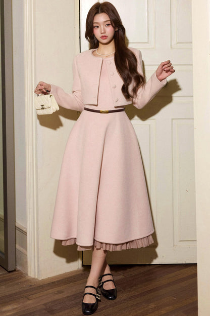 Sweet Dress + Short Coat