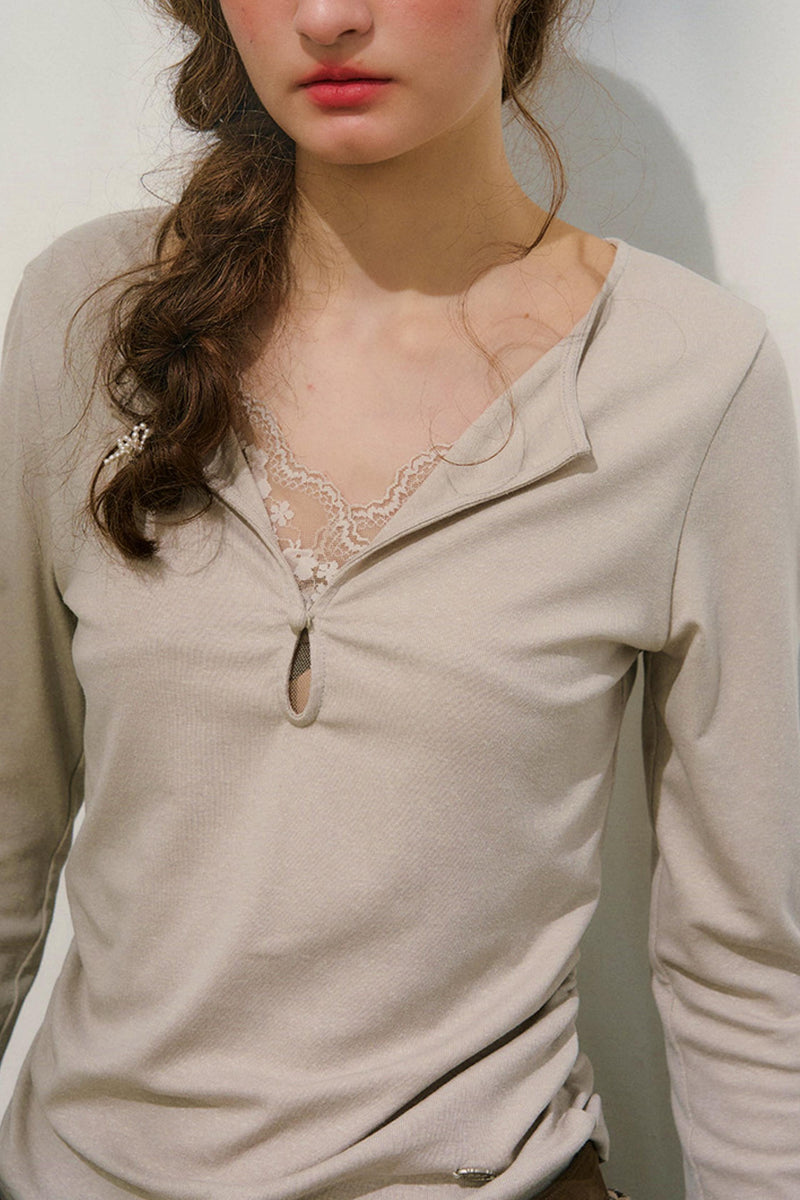 Cloud Seeder Lace Patchwork Top