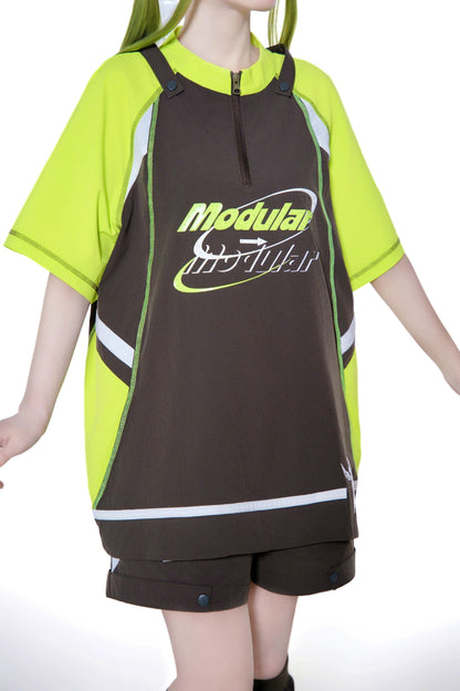 Pre-order Item: Y2k Subculture Cyber T-shirt + Shorts + Leg Covers