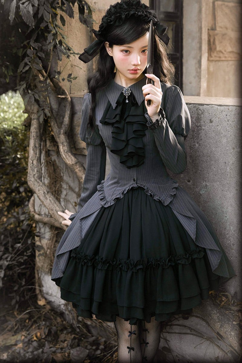 Classical Gothic Lolita Top + Skirt