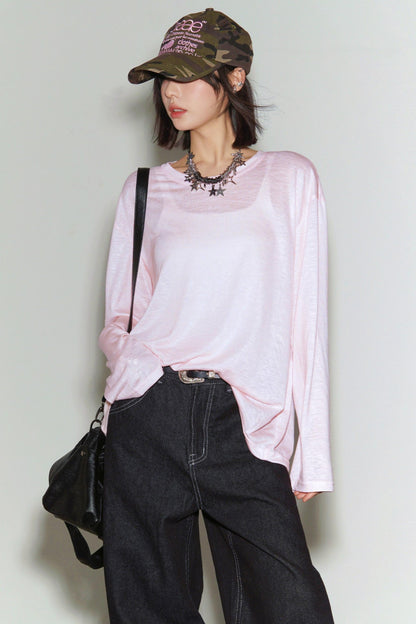 Cover-up Sheer Loose Top