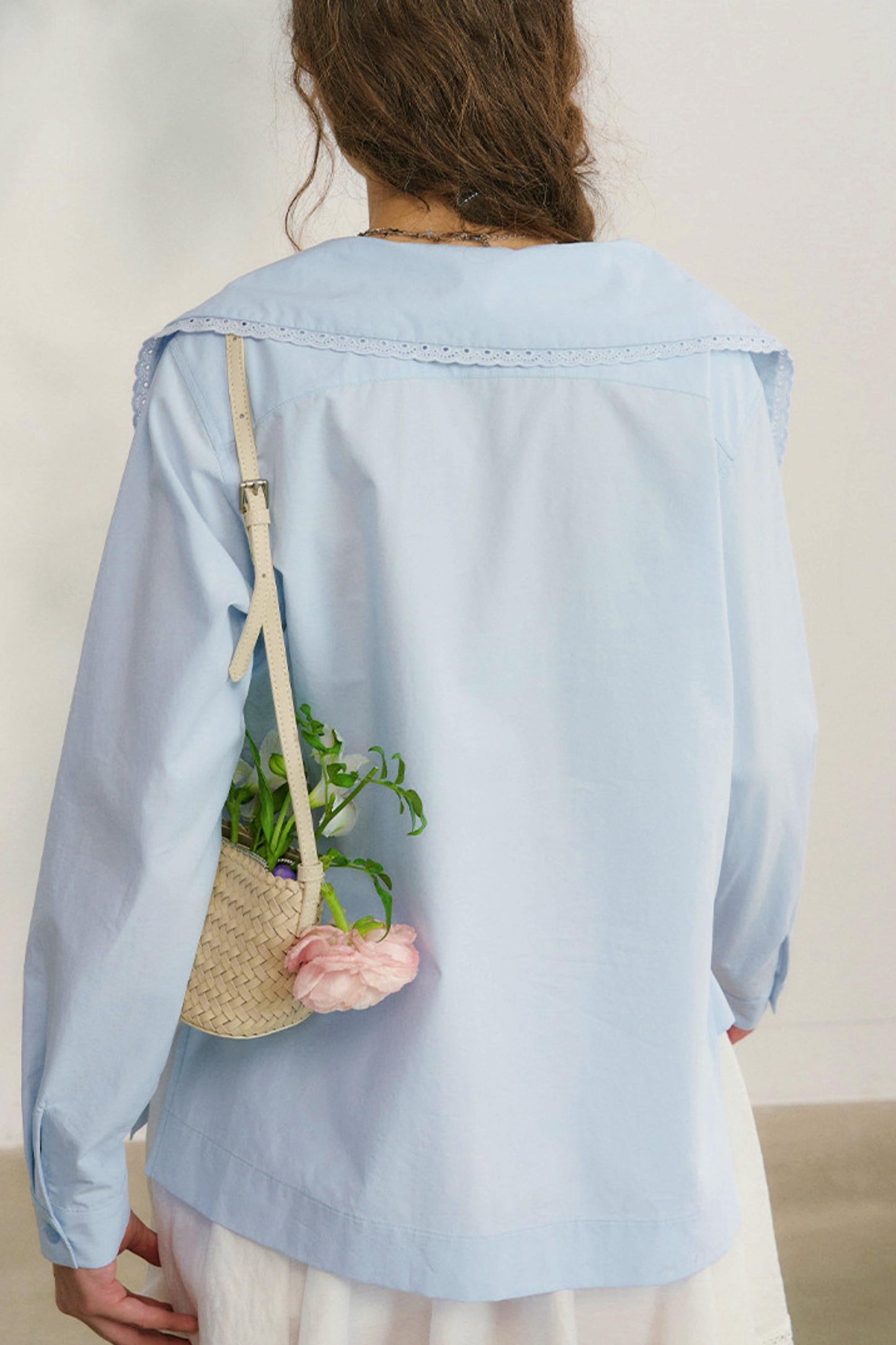 French Sailor Collar Blouse