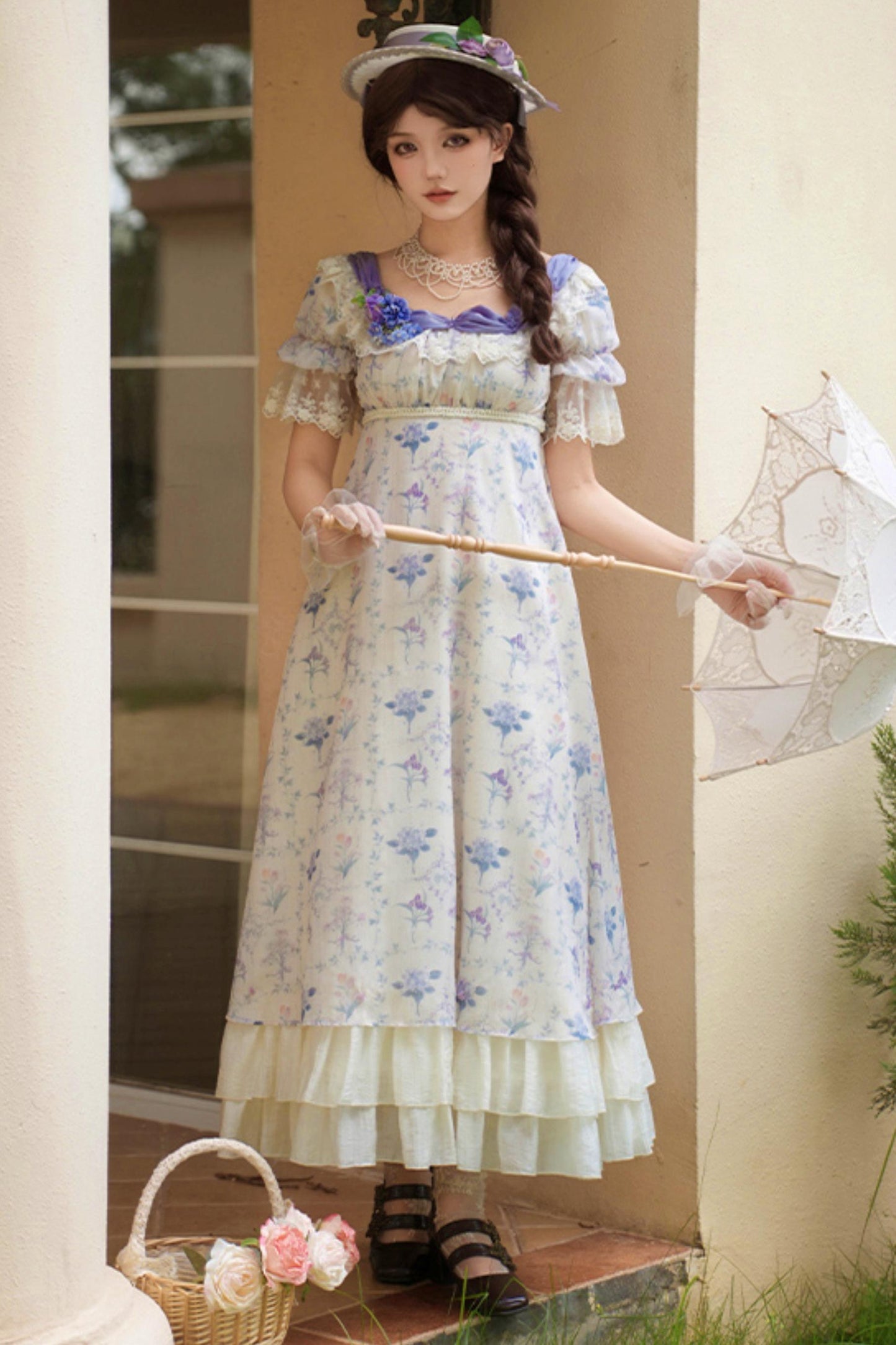 Letter and Poem Two Piece Look Dress Set
