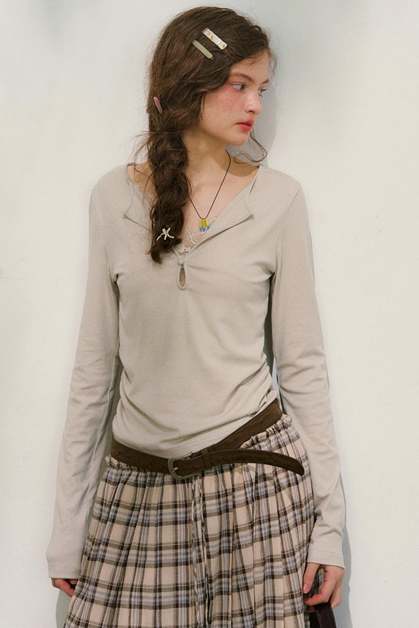 Cloud Seeder Lace Patchwork Top