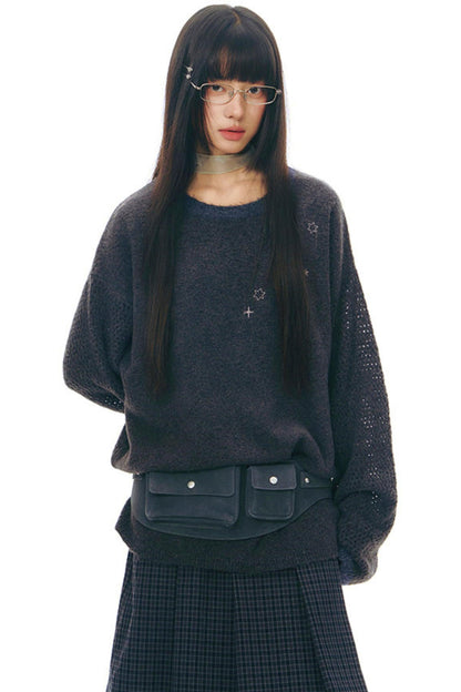 Six Point Star Knit Sweater