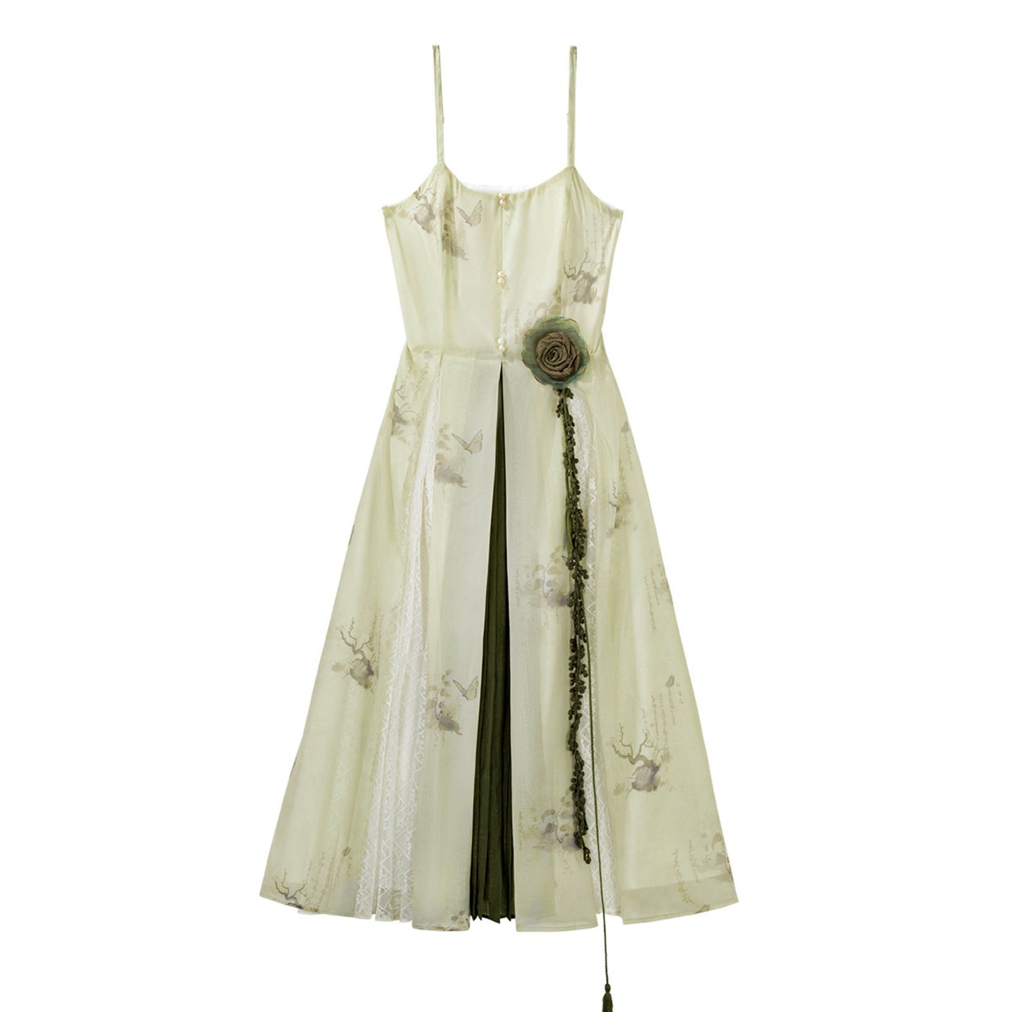 Sweet Resort Style Lolita Sand Dress Set