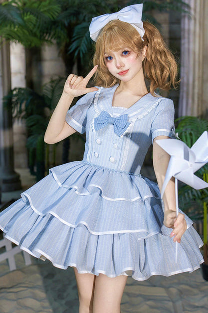 クラシカルマリンメイドロリータドレス+アクセサリー