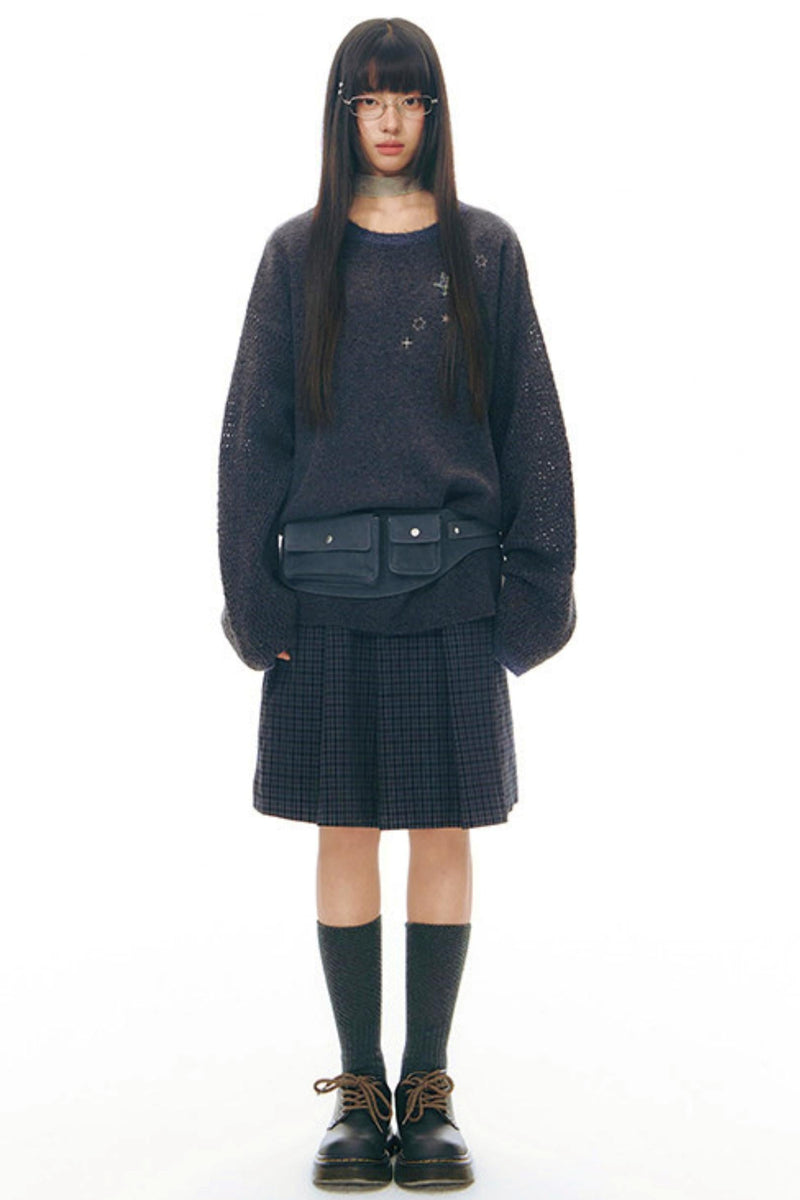 Six Point Star Knit Sweater